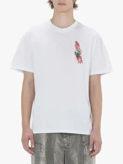 JW ANDERSON T-Shirt<T-SHIRT GNOMO CHEST Bianco