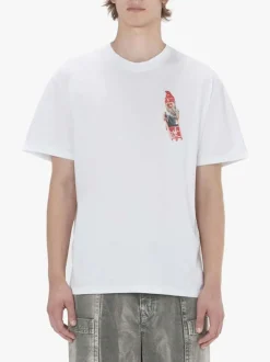 JW ANDERSON T-Shirt<T-SHIRT GNOMO CHEST Bianco