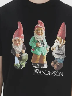 JW ANDERSON T-Shirt<T-SHIRT GNOMO TRIO Nero