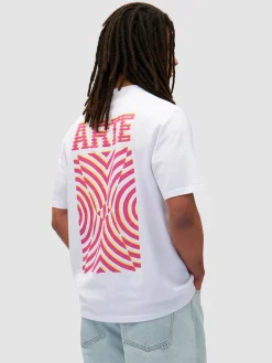 ARTE T-Shirt<T-SHIRT GRAPHIC PRINT Bianco, Rosa