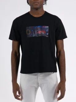MM6 MAISON MARGIELA T-Shirt<T-SHIRT GRAPHIC PRINT Nero