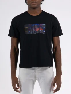 MM6 MAISON MARGIELA T-Shirt<T-SHIRT GRAPHIC PRINT Nero