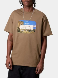 CARHARTT WIP T-Shirt<T-SHIRT GREATEST FLICKS Azzurro, Bianco, Marrone