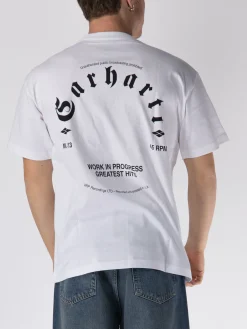 CARHARTT WIP T-Shirt<T-SHIRT GREATEST HITS Bianco, Nero