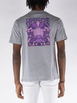HIKERDELIC T-Shirt<T-SHIRT GREEN MAN S/S Grigio, Rosa, Viola