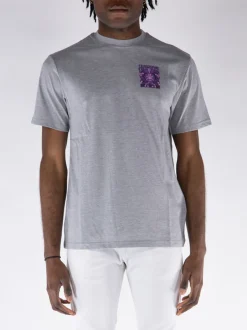 HIKERDELIC T-Shirt<T-SHIRT GREEN MAN S/S Grigio, Rosa, Viola