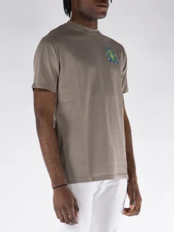 HIKERDELIC T-Shirt<T-SHIRT GREEN MAN S/S Blu, Marrone, Verde