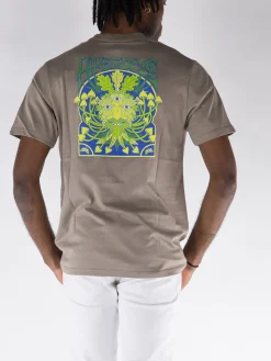 HIKERDELIC T-Shirt<T-SHIRT GREEN MAN S/S Blu, Marrone, Verde