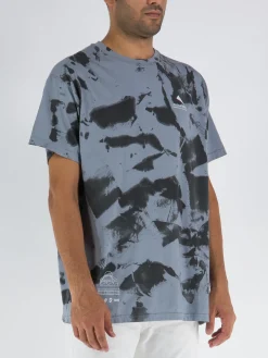 MAUNA-KEA T-Shirt<T-SHIRT HAND-BRUSHED TIE-DYE Grigio, Nero