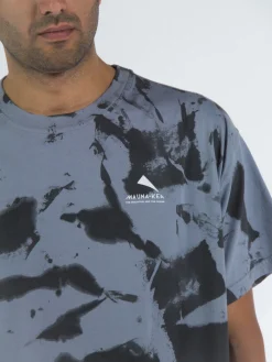 MAUNA-KEA T-Shirt<T-SHIRT HAND-BRUSHED TIE-DYE Grigio, Nero