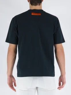 HERON PRESTON T-Shirt<T-SHIRT HPNY EMB Bianco, Nero
