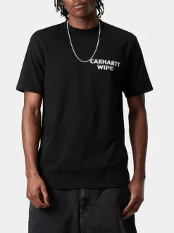 CARHARTT WIP T-Shirt<T-SHIRT ICE Bianco, Nero