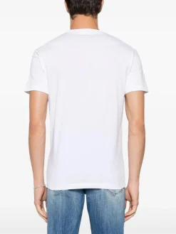 DSQUARED T-Shirt<T-SHIRT ICON STAMPS COOL FIT Bianco, Nero