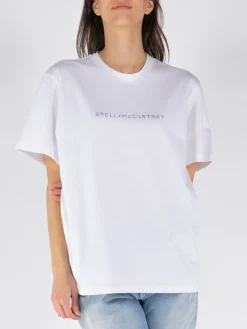 STELLA MCCARTNEY T-Shirt<T-SHIRT ICONIC STELLA Bianco