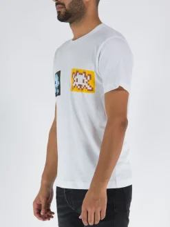 COMME DES GARCONS SHIRT T-Shirt<T-SHIRT IN MAGLIA DI COTONE Bianco