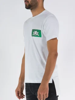 COMME DES GARCONS SHIRT T-Shirt<T-SHIRT IN MAGLIA DI COTONE Bianco