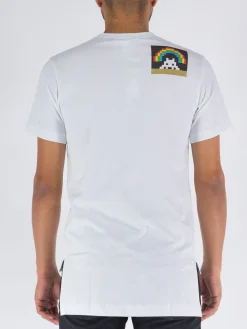 COMME DES GARCONS SHIRT T-Shirt<T-SHIRT IN MAGLIA DI COTONE Bianco