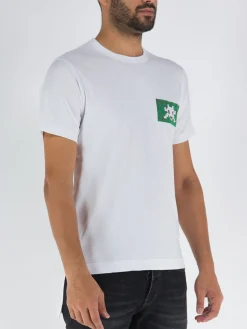 COMME DES GARCONS SHIRT T-Shirt<T-SHIRT IN MAGLIA DI COTONE Bianco