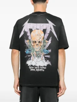 REPRESENT CLOTHING T-Shirt<T-SHIRT JUSTICE REPRESENT X METALLICA Bianco, Grigio, Nero, Rosa, Verde