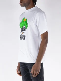 ARIES T-Shirt<T-SHIRT KISS Bianco, Nero, Rosso, Verde, Fluo