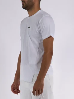 COMME DES GARCONS SHIRT T-Shirt<T-SHIRT KNIT X LACOSTE Bianco, Verde