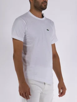 COMME DES GARCONS SHIRT T-Shirt<T-SHIRT KNIT X LACOSTE Bianco, Verde