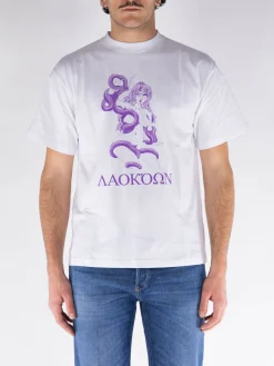 ARIES T-Shirt<T-SHIRT LAOCOONTE Azzurro, Bianco