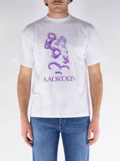 ARIES T-Shirt<T-SHIRT LAOCOONTE Azzurro, Bianco