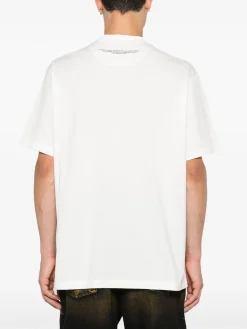 Y-3 T-Shirt<T-SHIRT LOGO Bianco, Nero