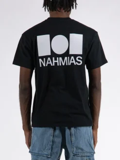 NAHMIAS. T-Shirt<T-SHIRT LOGO Nero
