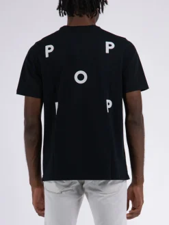 POP TRADING COMPANY T-Shirt<T-SHIRT LOGO Nero