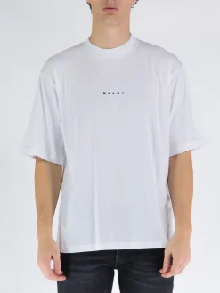 MARNI T-Shirt<T-SHIRT LOGO Bianco