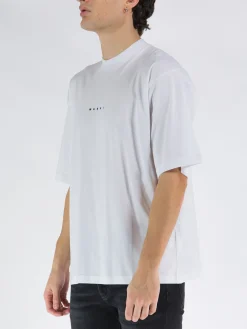 MARNI T-Shirt<T-SHIRT LOGO Bianco