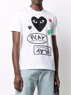 T-Shirt<T-SHIRT LOGO Bianco