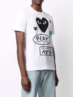 T-Shirt<T-SHIRT LOGO Bianco
