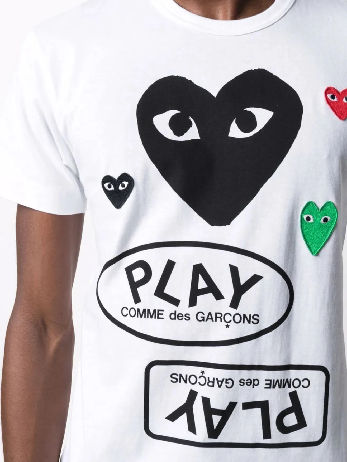 T-Shirt<T-SHIRT LOGO Bianco