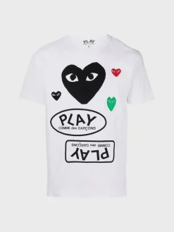 T-Shirt<T-SHIRT LOGO Bianco