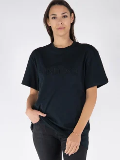 JW ANDERSON T-Shirt<T-SHIRT LOGO EMBROIDERY Nero
