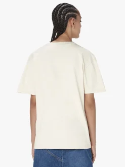 JW ANDERSON T-Shirt<T-SHIRT LOGO EMBROIDERY Beige