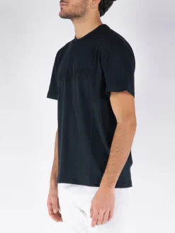 JW ANDERSON T-Shirt<T-SHIRT LOGO EMBROIDERY Nero