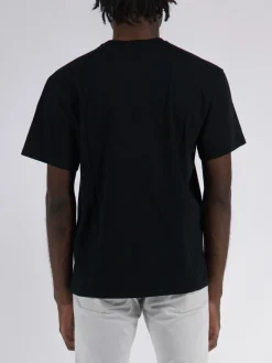 JW ANDERSON T-Shirt<T-SHIRT LOGO EMBROIDERY Nero