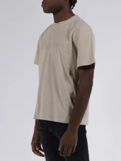 JW ANDERSON T-Shirt<T-SHIRT LOGO EMBROIDERY Beige