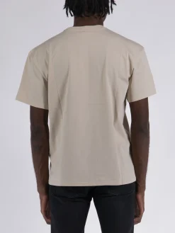 JW ANDERSON T-Shirt<T-SHIRT LOGO EMBROIDERY Beige