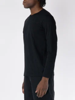 COMME DES GARCONS SHIRT T-Shirt<T-SHIRT LONGSLEEVE BASIC Nero