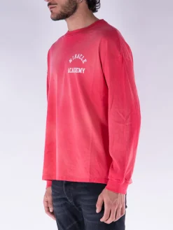 NAHMIAS T-Shirt<T-SHIRT LONGSLEEVE MIRACLE ACADEMY Bianco, Rosso