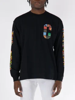 CARHARTT WIP T-Shirt<T-SHIRT LONGSLEVEE MACHINE 89 Arancione, Bianco, Nero, Rosso, Verde