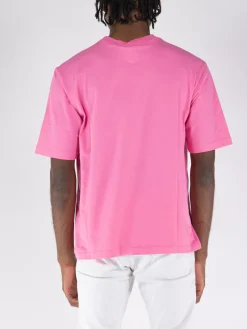 DSQUARED T-Shirt<T-SHIRT LOOSE Rosa, Rosso