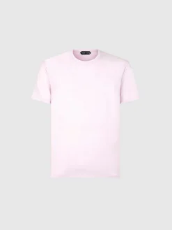 T-Shirt<T-SHIRT LYOCELL COTTON Rosa