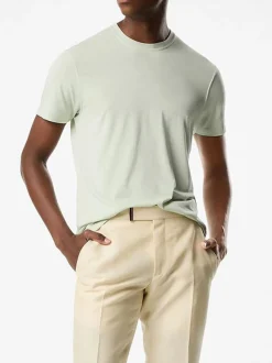T-Shirt<T-SHIRT LYOCELL COTTON Verde