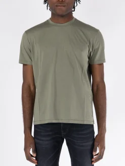 T-Shirt<T-SHIRT LYOCELL COTTON Verde